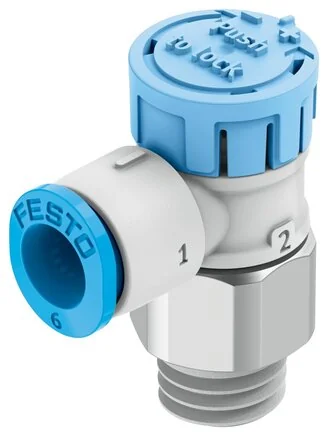 Festo - VFOE-LS-T-G18-Q6-8068748 - Valvola di non ritorno con strozzamento