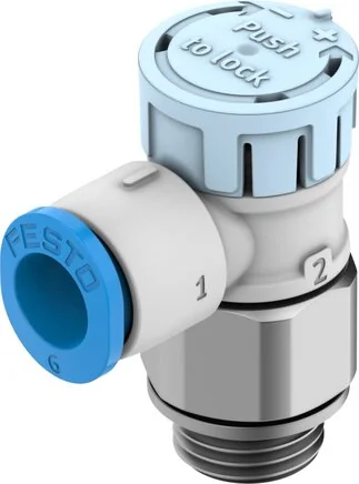Festo - VFOE-LS-T-G18-Q6-F1A-8224004 - Valvola di non ritorno con strozzamento