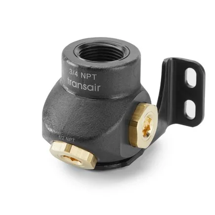 Parker - 6635 27 21 - Staffa filettata a parete a 3 attacchi BSP Paral