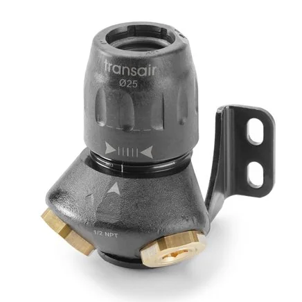 Parker - 6682 25 21 - Staffa a muro 2 attacchi 45° G1/2 D25