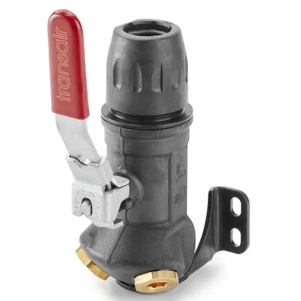 Parker - 6693 25 21 - Staffa a muro 2 attacchi 45° con valvola a sfera