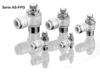 SMC - AS4201FPG-04-12 - Valvola di non ritorno con strozzamento