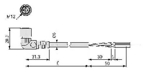 SMC - EX500-AP050-A - Connettore con cavo EX500-AP0