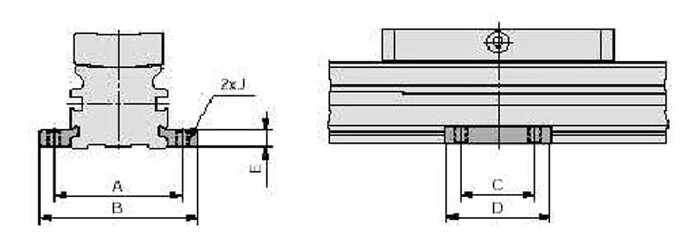 SMC - MY-S50B - Supporto elemento B