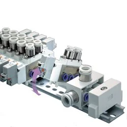 SMC - SS5Y5-60-02B-Q - Piastra di attacco multiplo