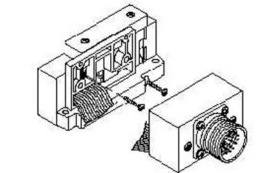 SMC - SV1000-51D-12A-00 - Piastra terminale lato D