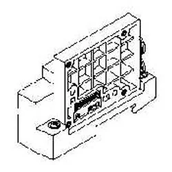 SMC - SV1000-51D-30AR-C8 - Piastra terminale lato D