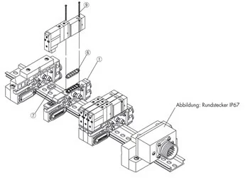 SMC - SX3000-22-2 - Vite a testa tonda