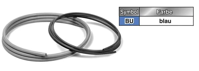 SMC - TRS0603BU-100 - Tubo flessibile in nylon morbido, blu