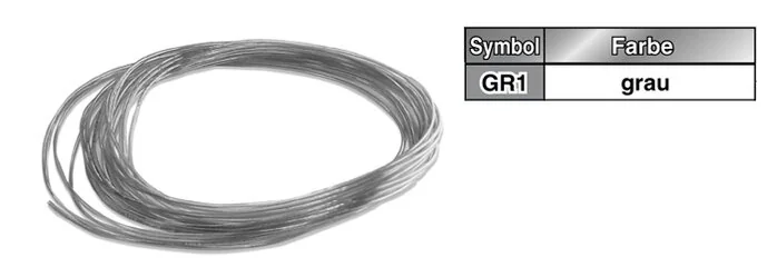 SMC - TU0425GR1-20 - Tubo flessibile in poliuretano, grigio