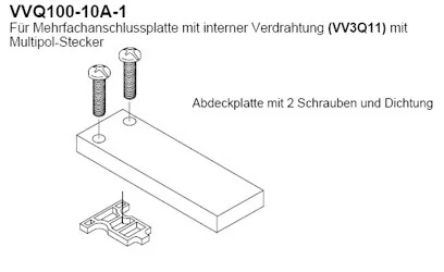 SMC - VVQ100-10A-1 - Coperchio piastra
