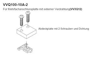 SMC - VVQ100-10A-2 - Coperchio piastra