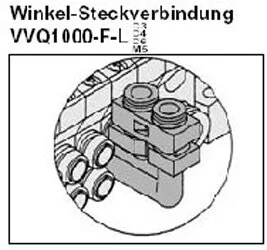 SMC - VVQ1000-F-LC3 - Raccordo push-in ad angolo