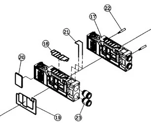 SMC - VVQ4000-16-2 - Fermaglio