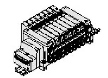 SMC - VVQC1000-57A-S - Kit di fissaggio su guida DIN