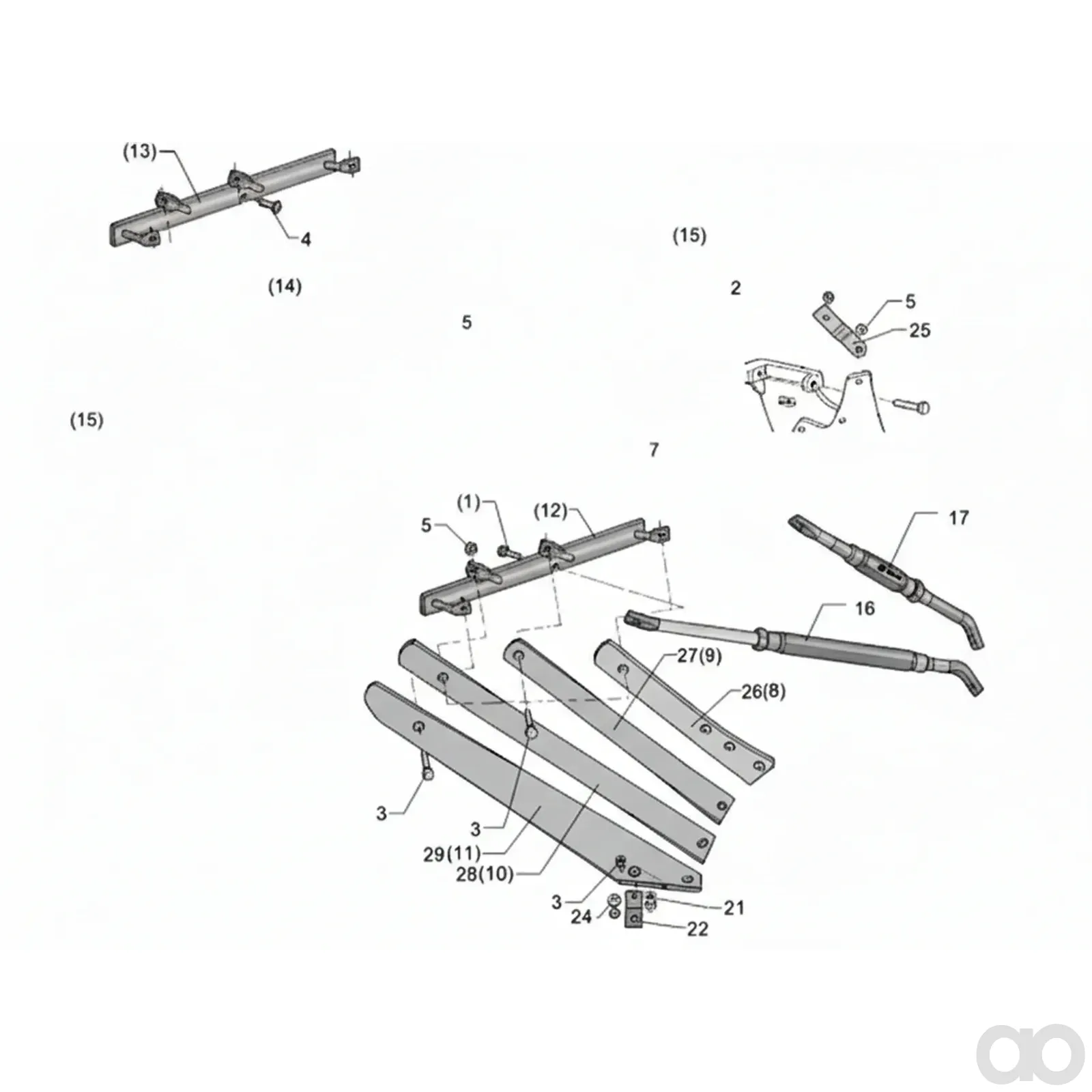 Lemken - 3444130 - Lamella per aratro