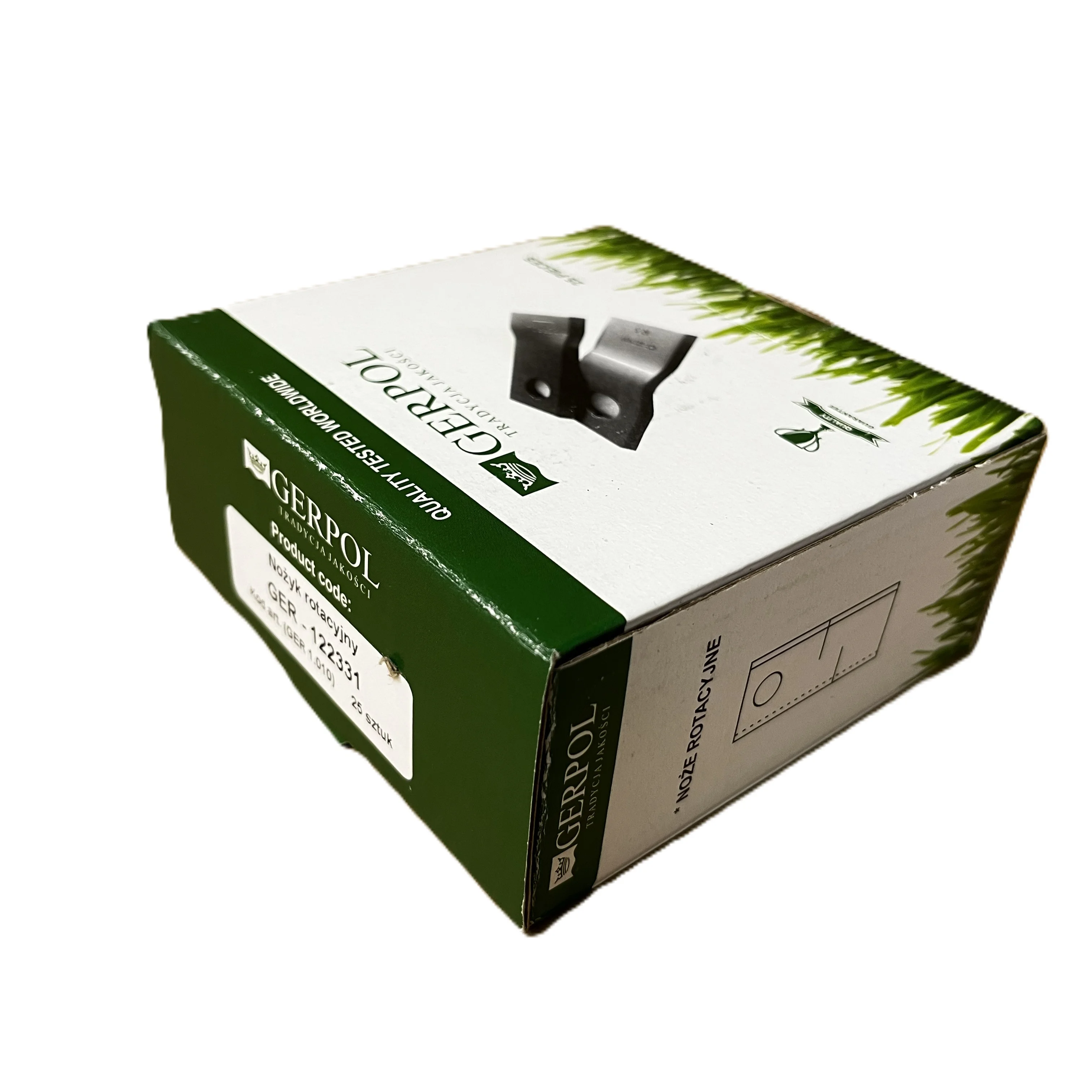 Gerpol - 122331 - Coltello per falciatrice rotante - Confezione da 25
