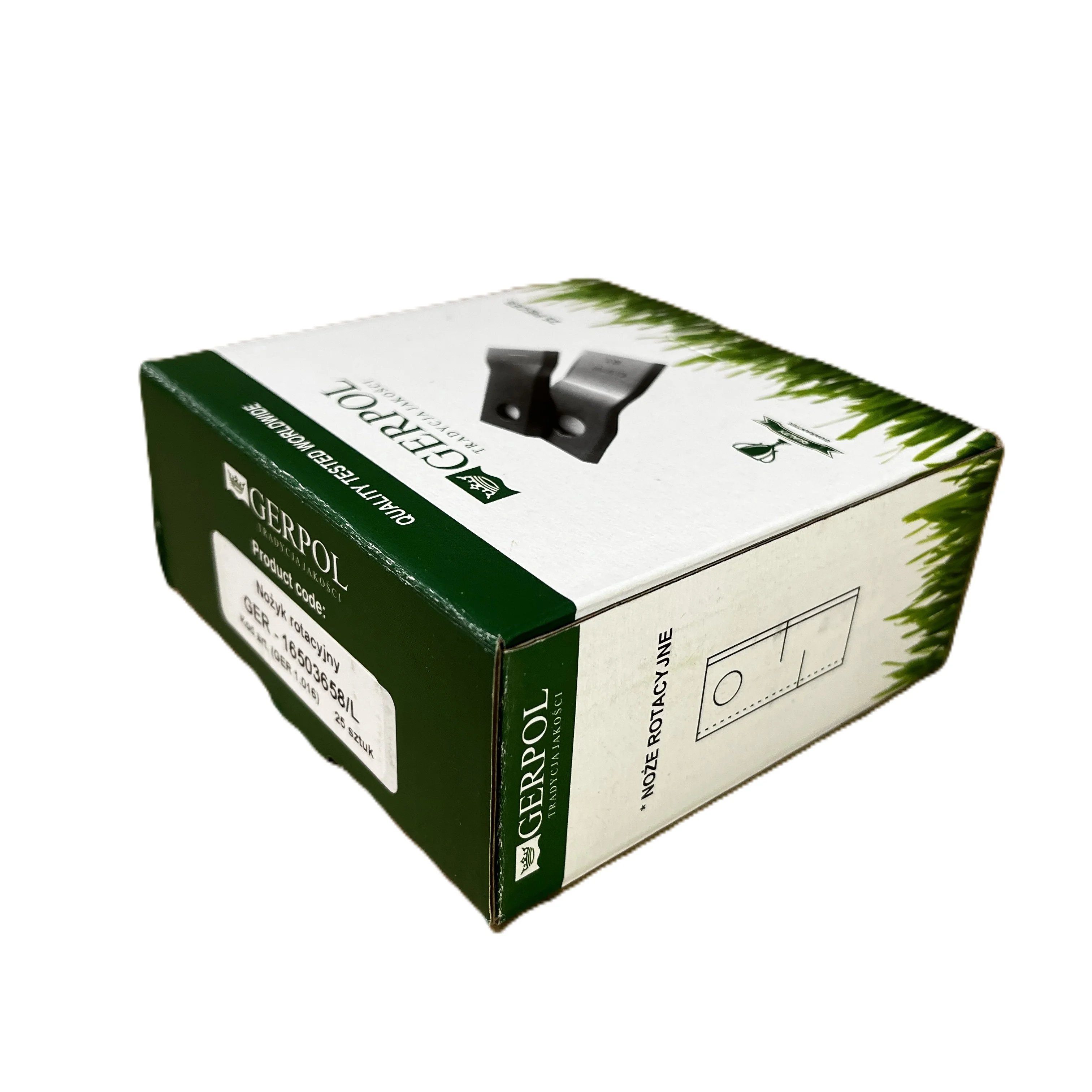 Gerpol - 16503658 - Coltello per falciatrice rotante - Confezione da 25