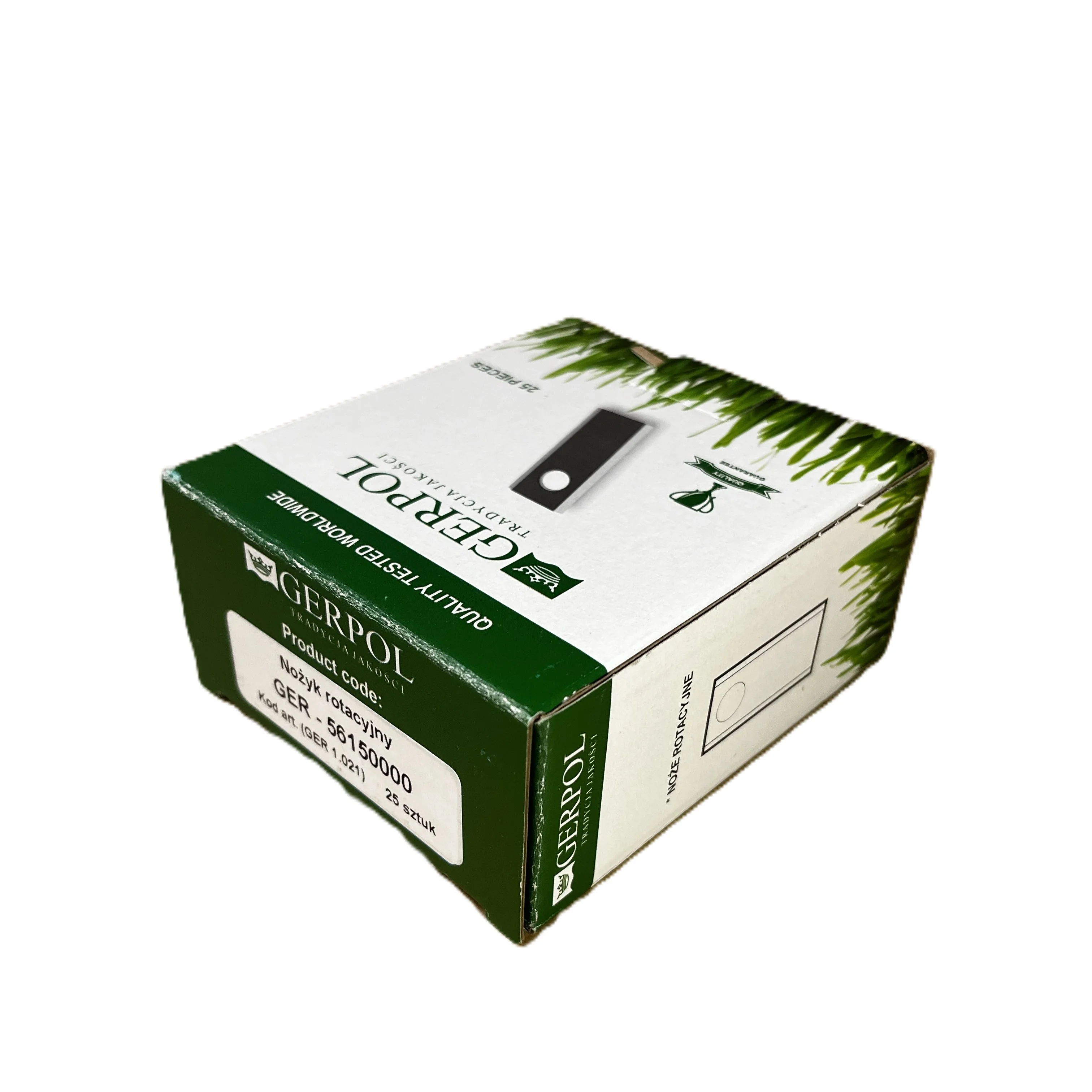 Gerpol - 56150000 - Coltello per falciatrice rotante - Confezione da 25