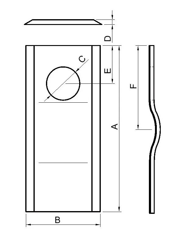Gerpol - 88/P - Lama piegata - Confezione da 25