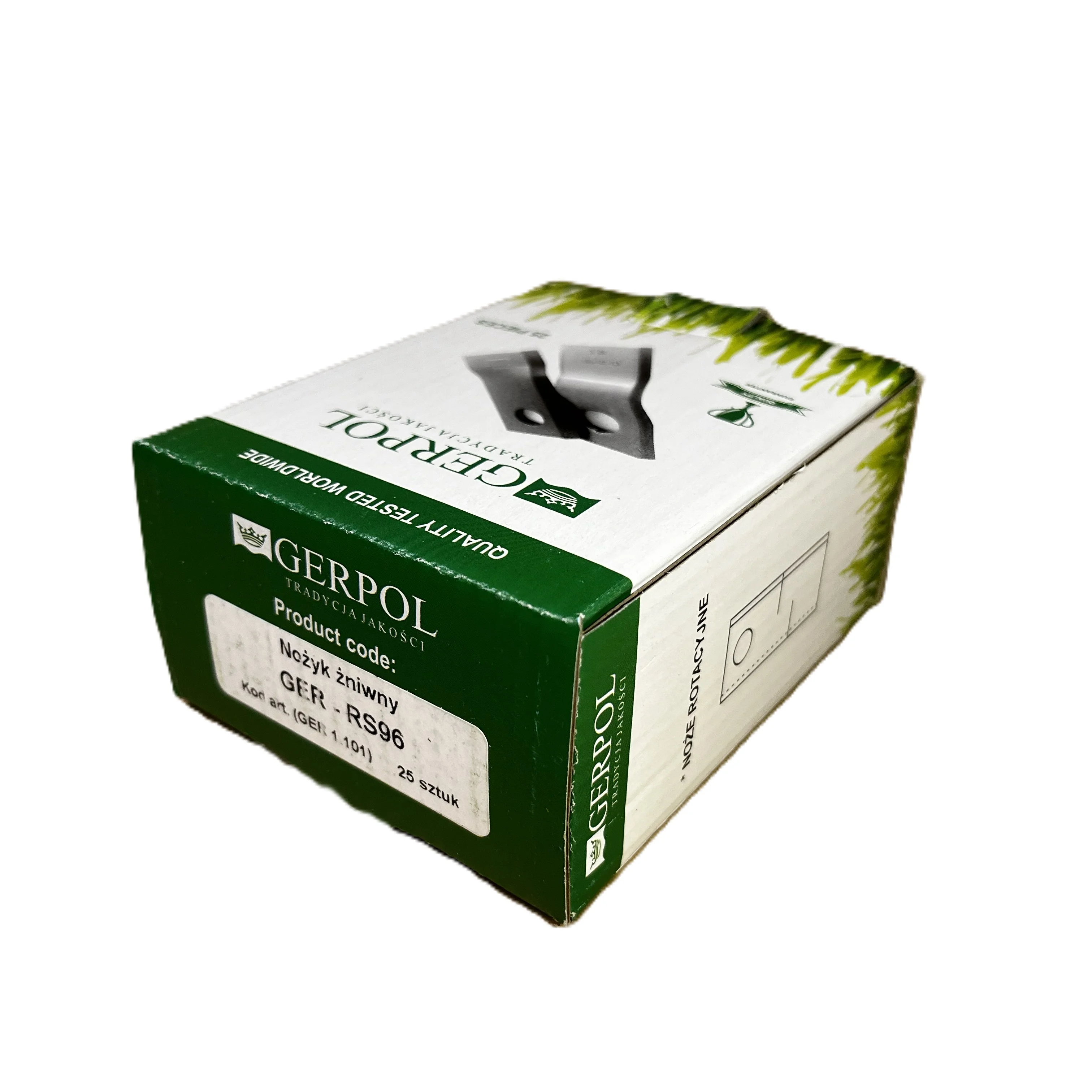 Gerpol - RS96 - Coltello per falciatrice rotante - Confezione da 25
