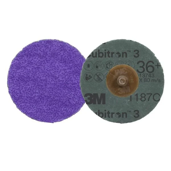 3M - 7100331754 - Cubitron™ 3 Roloc™ Disco in fibra 1187C 51mm K36