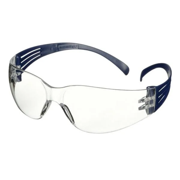 3M - SF101AFBLU - Occhiali di sicurezza 100 trasparenti blu