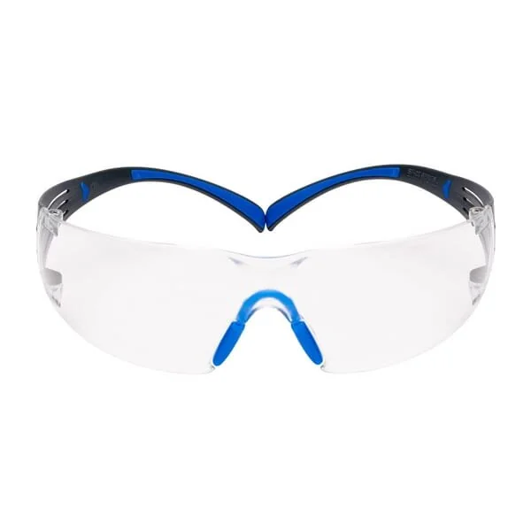 3M - SF401SGAFBLU - Occhiali di sicurezza 400 trasparenti blu/grigi