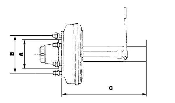 ADR - 1253A70MA6FC1600 - Asse con freni