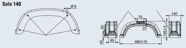 Al Ko - 1258169 - PVC Parafango 140/490