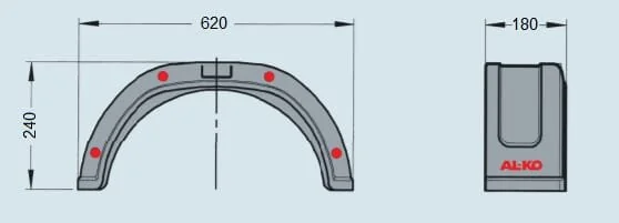 Al Ko - 1258170 - PVC Parafango