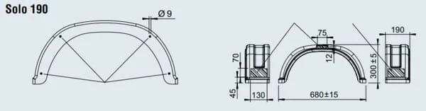 Al Ko - 1258171 - PVC Parafango 190/680