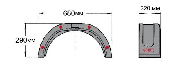 Al Ko - 1335983 - PVC Parafango