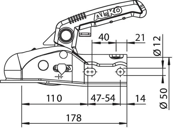 Al Ko - 1730219 - Giunto a sfera tipo AK161