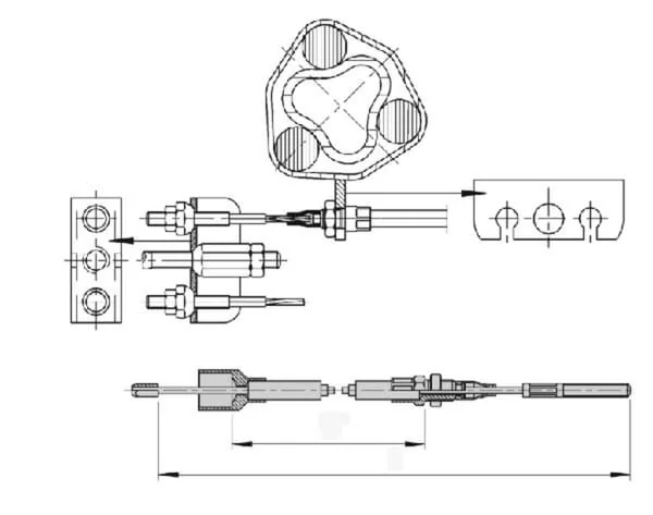 Al Ko - 4017285 - Cavo freno completo 1375mm