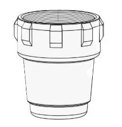 Arag - 3222A000020 - Piccolo filtro in linea cabina PA66SV