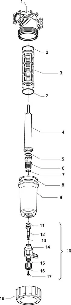 Arag - 32691135 - Filtro a pressione autopulente