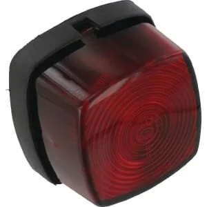 Aspöck - 215300007 - Luce di ingombro quadrata, rossa, da avvitare