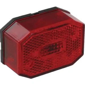 Aspöck - 216510007 - Luce d'ingombro rettangolare, 12/, rossa, da avvitare