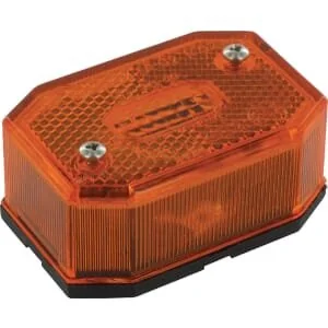 Aspöck - 216511007 - Luce d'ingombro rettangolare, 12/, gialla, da avvitare