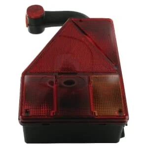 Aspöck - 244051007 - Faro posteriore LH alogeno, rosso/ambra, a bullone, Earpoint