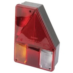 Aspöck - 244205007 - Faro posteriore DX, rosso/ambra/trasparente, avvitabile, Earpoint