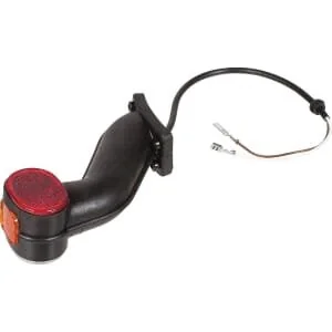 Aspöck - 313608007 - Luce d'ingombro RH rotonda, rosso/giallo, da avvitare