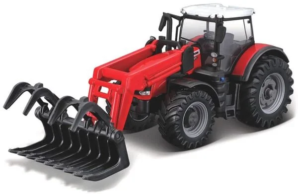 Bburago - 1831634 - Massey Ferguson 87405 2010 caricatore frontale A