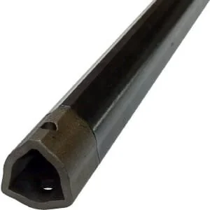 Bondioli Pavesi - 245161350R06 - Tubo profilo interno 6, triangolare, diametro 45.6x36.6x4.5mm L: 1350mm