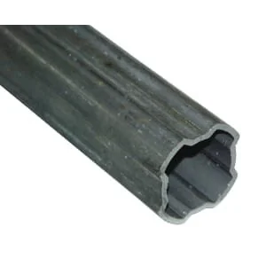 Bondioli Pavesi - 2453V1250R - Tubo profilo interno SFT S9/H8, 4 angoli, diametro 51.7x41.2x5.25mm L: 1250mm (grandangolo)