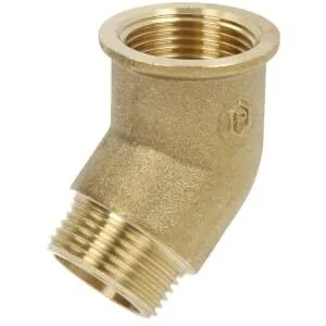 Bonfix - 34772 - Gomito in ottone F/M 45°