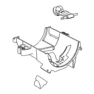Briggs And Stratton - 799094 - Base filtro aria