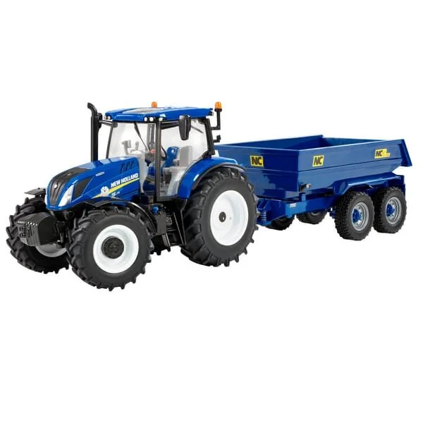 Britains - 43268 - New Holland T6+NC rimorchio inclinabile