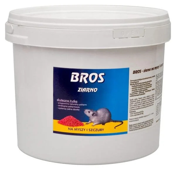 Bros - 1594001300 - Grano contro topi e ratti, 3kg